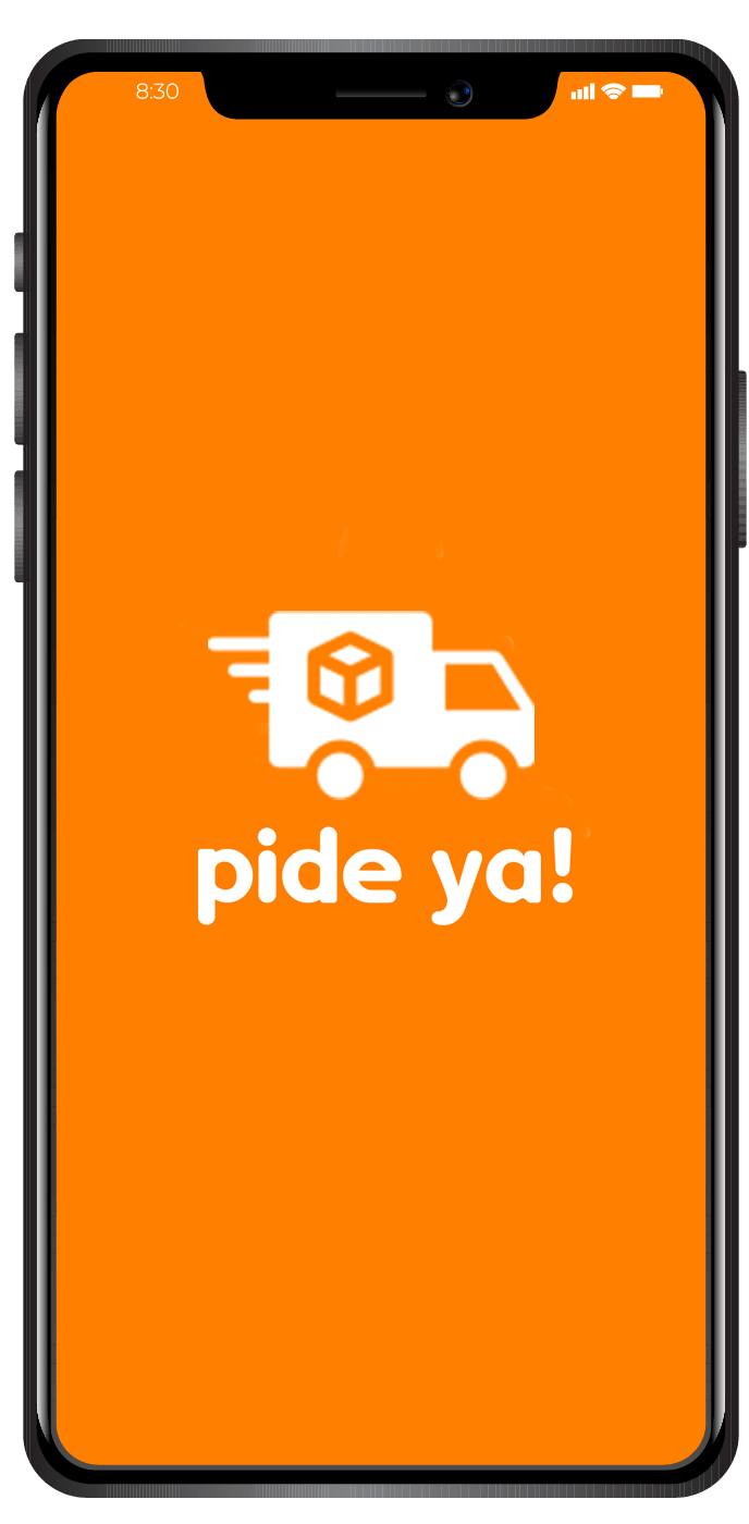 pideya pantalla de inicio